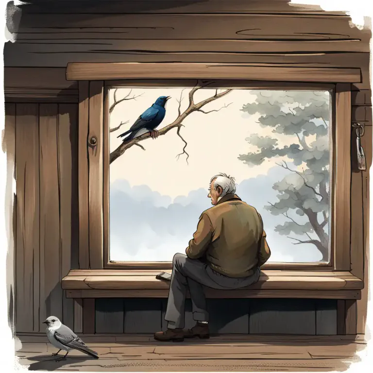 Visual representation of "solitaire" - A bird that lives alone, not in flocks, or a person who likes to be alone