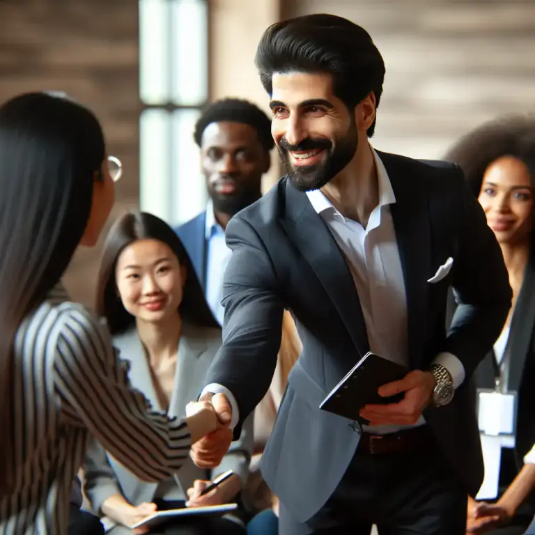 Visual representation of "aggressive" - Pushy or assertive
