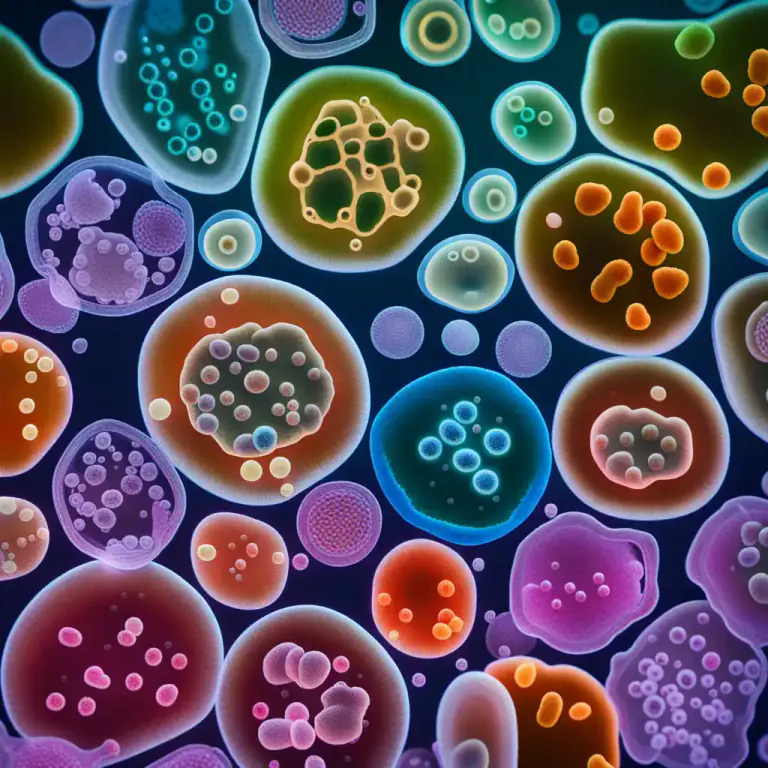 Visual representation of "colony" - A group of cells or microbiological organisms grown for scientific or medical study