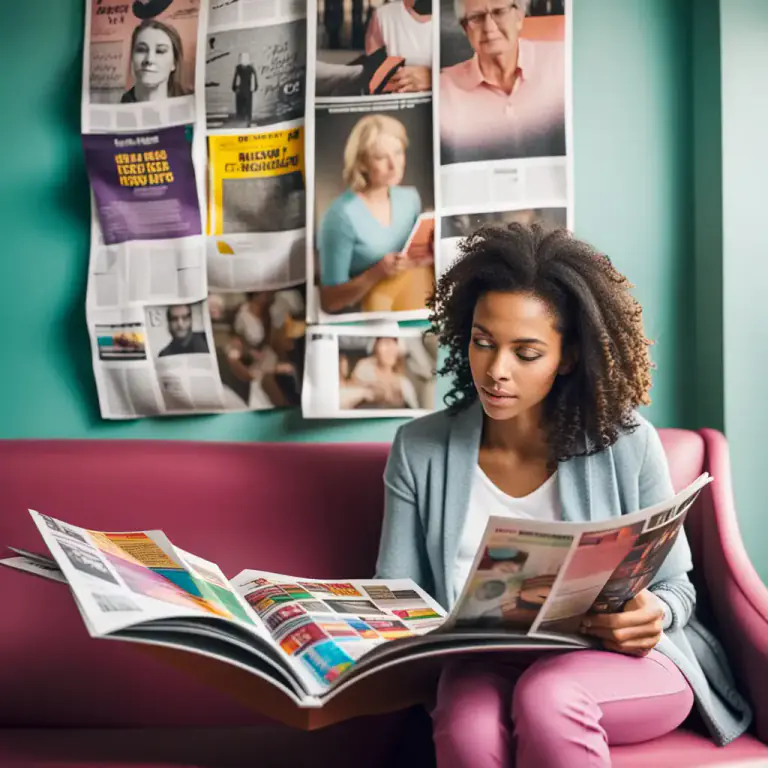 Visual representation of "leaf through" - To quickly turn the pages of a book, magazine, etc. and look at them