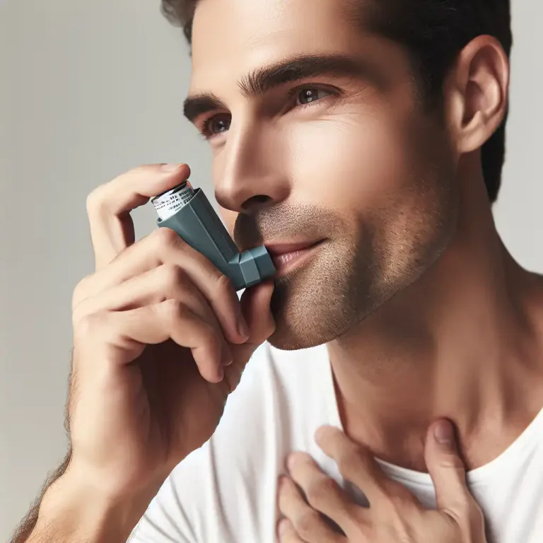 Visual representation of "asthmatic" - A person who suffers from asthma
