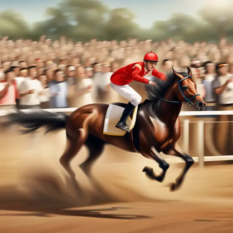Visual representation of "raider" - A fast horse, used in warfare or racing.