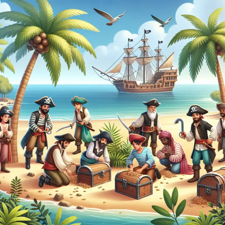 Visual representation of "plunder" - Goods acquired unlawfully, typically by forceful theft.