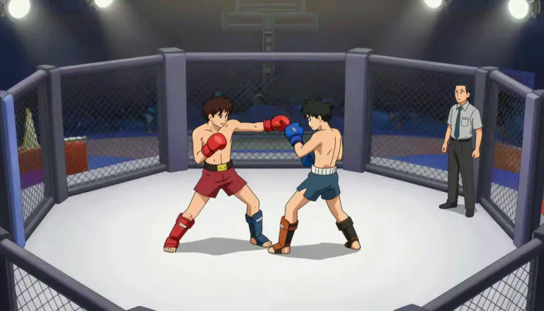 Visual representation of "mma" - MMA is a competitive sport that combines various martial arts and combat disciplines, allowing a variety of fighting techniques.