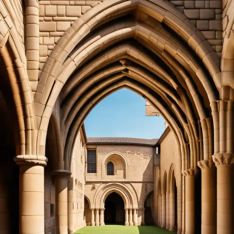 Visual representation of "norman" - Relating to the style of Romanesque architecture used in Normandy and England during the Norman conquest.
