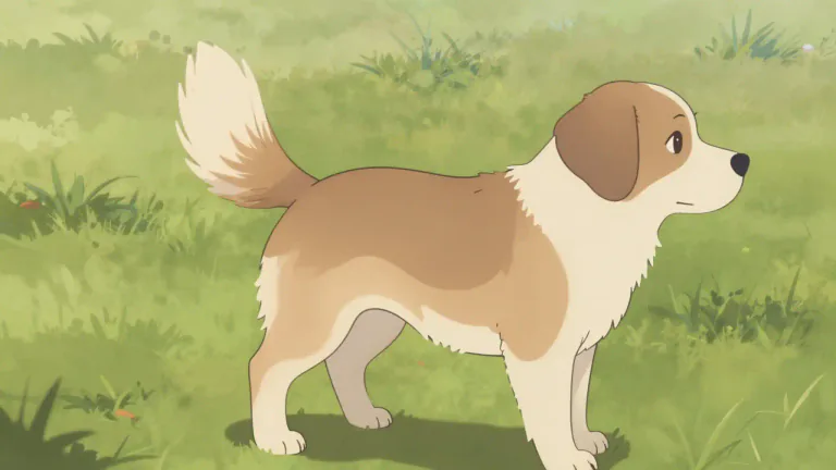 Visual representation of "tail" - The rear part of an animal's body, stands out from the rest of the body.