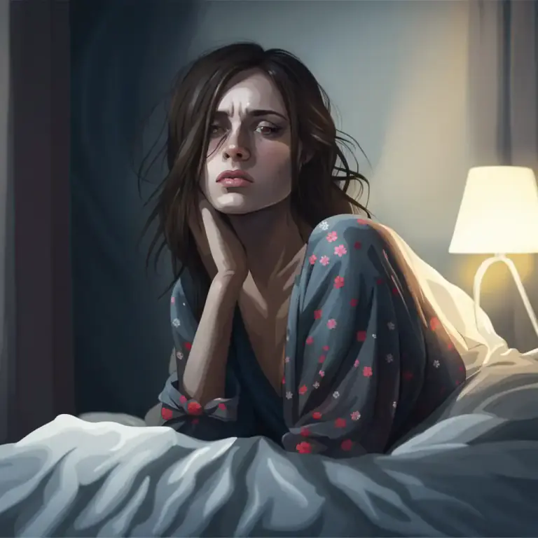 Visual representation of "bad" - Feeling unwell or sick.