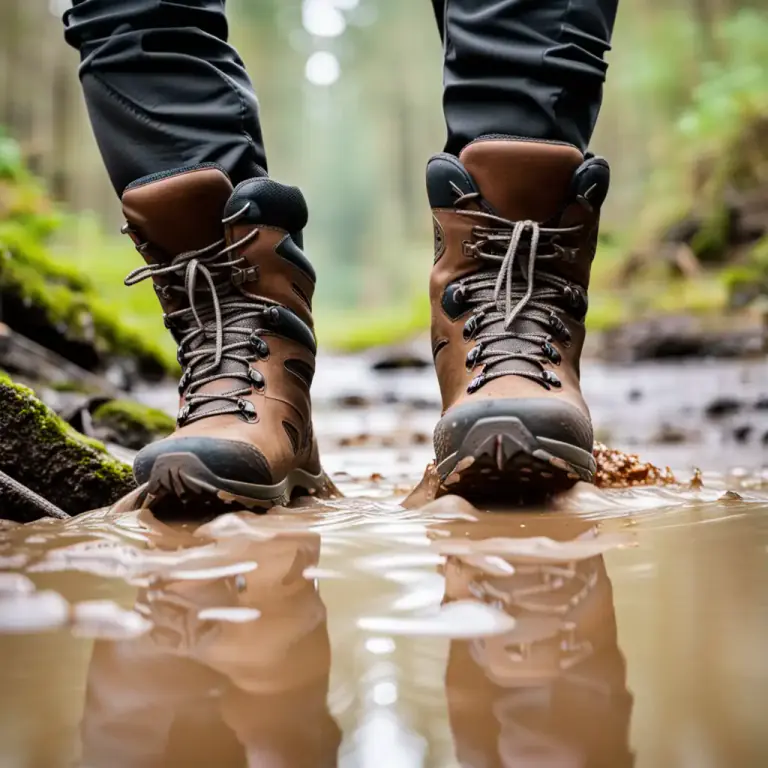 Visual representation of "hunter" - A type of sturdy boot originally designed for riding in country