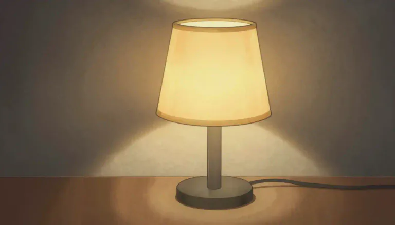 Visual representation of "lamp" - A device that produces light.