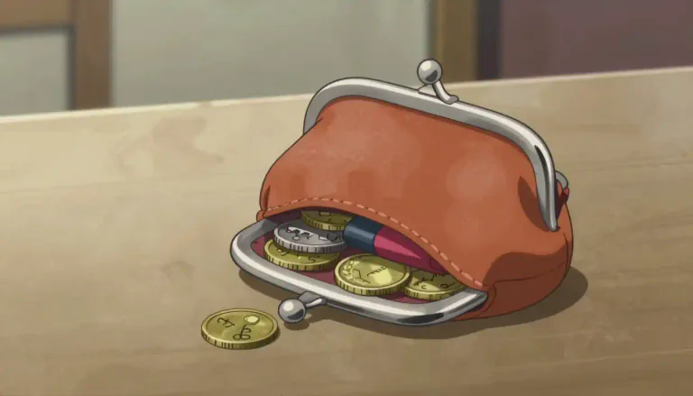 Visual representation of "purse" - A small bag used for carrying money and small personal items or accessories.