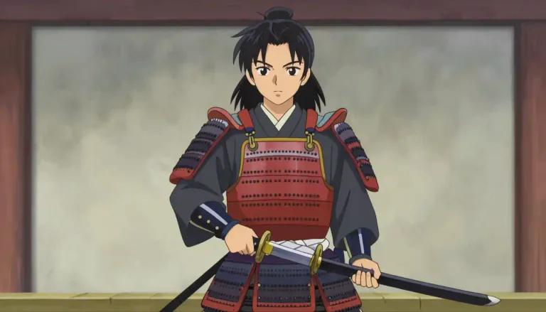 Visual representation of "samurai" - A warrior from Japan's past who was trained in martial arts and followed a code of conduct known as 'bushido'.
