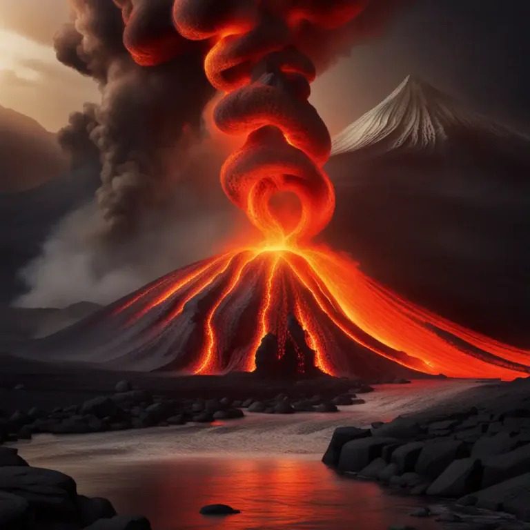Visual representation of "outpouring" - Something that pours out in a rapid flow
