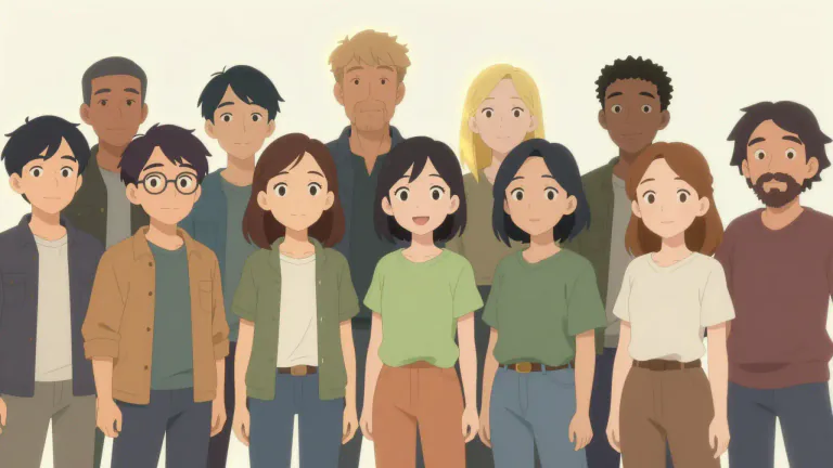 Visual representation of "character" - The features that make someone or something unique or different from others.