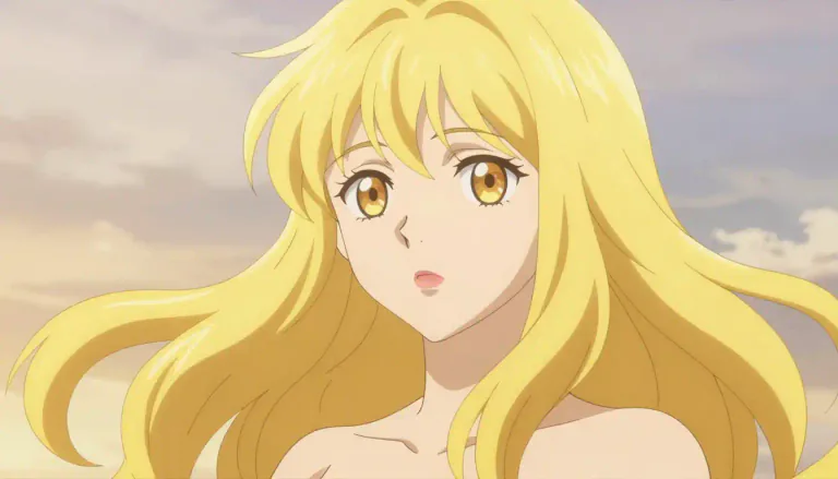 Visual representation of "flaxen" - Having a pale yellow color, similar to straw.