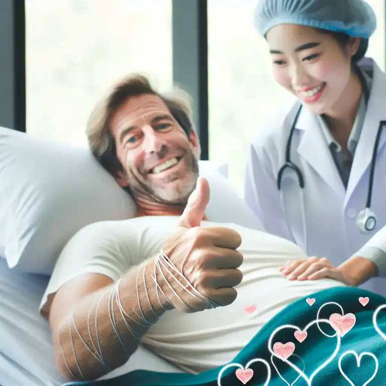 Visual representation of "recipient" - A person who receives a transplanted organ or tissue