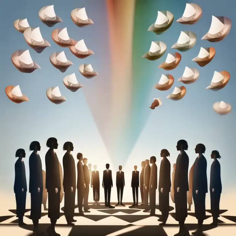 Visual representation of "renegade" - Having changed to another group or having different beliefs than before.