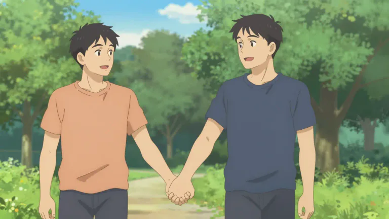 Visual representation of "homosexual" - Relating to or involving sexual activity between people of the same sex