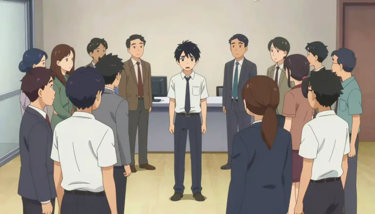 Visual representation of "ostracize" - To exclude someone from a society or group