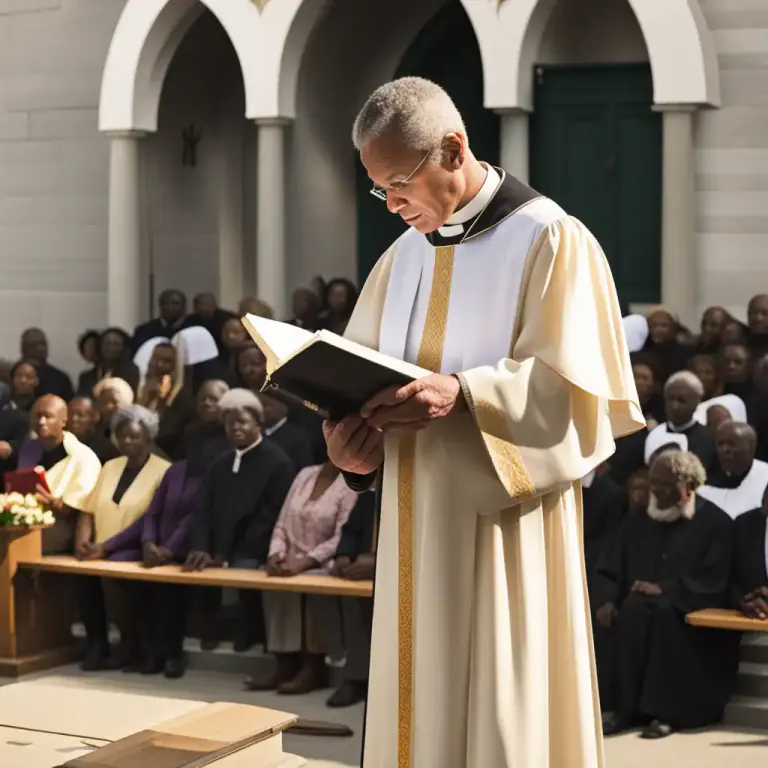 Visual representation of "father" - A respectful title for a priest or bishop in the Catholic or Orthodox Church.