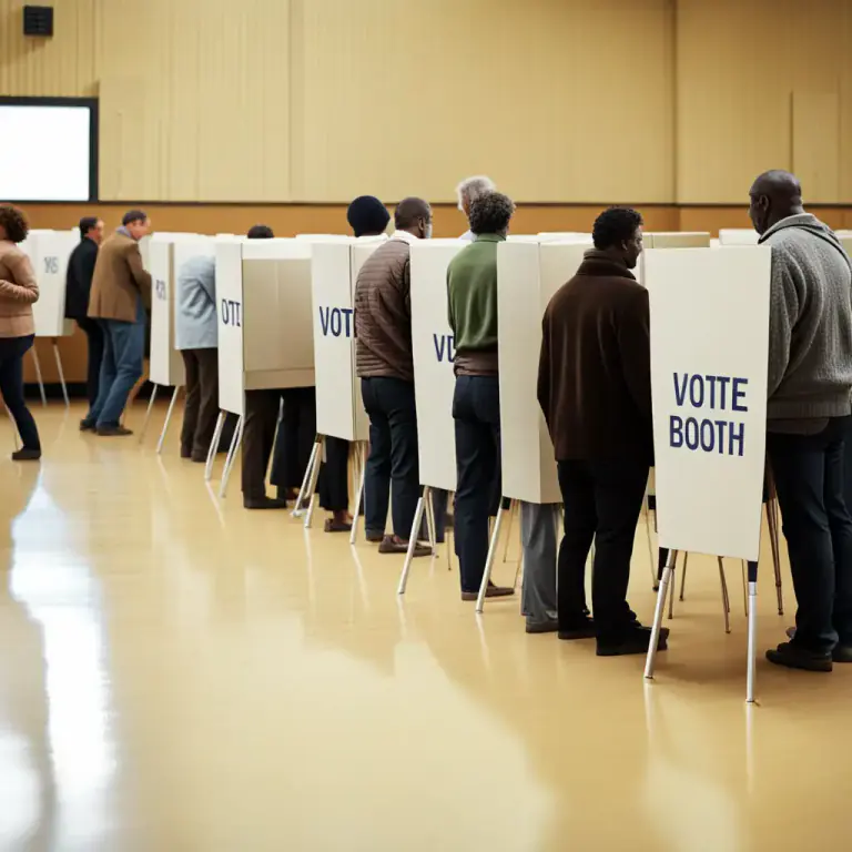 Visual representation of "abstainer" - A person who does not vote in an election or meeting.