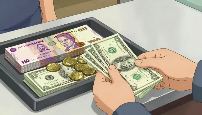 Visual representation of "peso" - The basic unit of money in some Spanish-speaking countries.1