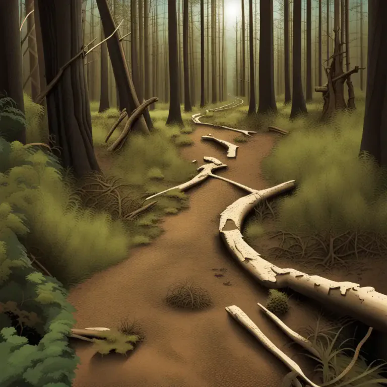 Visual representation of "connectivity" - In ecology, the measure of how connected or spatially continuous a corridor, network or matrix is