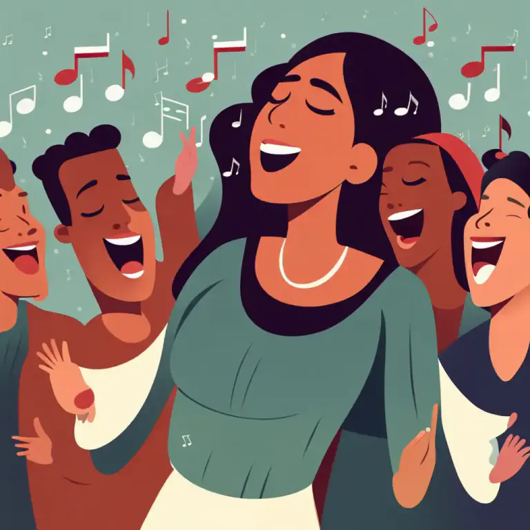 Visual representation of "play along" - To join in a game, music, or other activity and do whatever you are asked to.