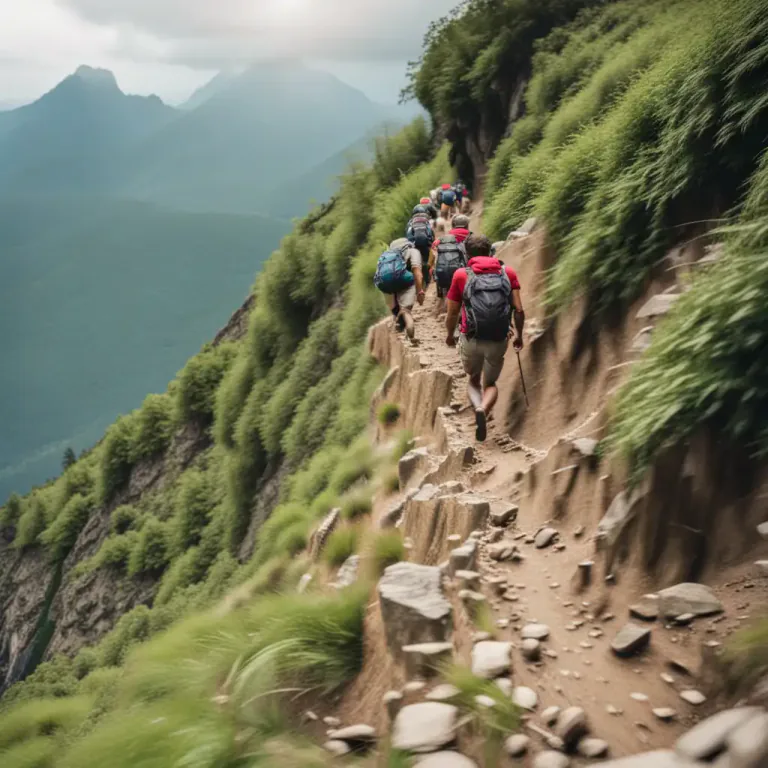 Visual representation of "stage" - A section of a journey or race