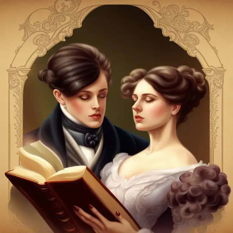 Visual representation of "romance" - A story about love