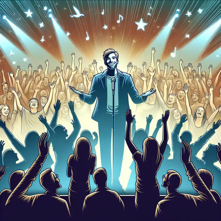 Visual representation of "acclamation" - the process of voting in favor of someone or something in a loud and clear way