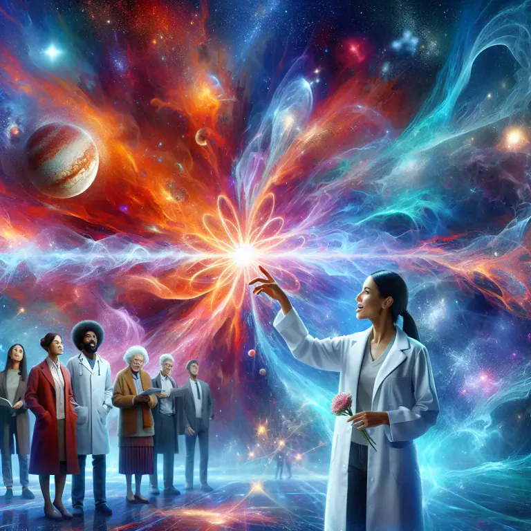 Visual representation of "cosmogony" - A specific model or theory that explains the origin and structure of the universe