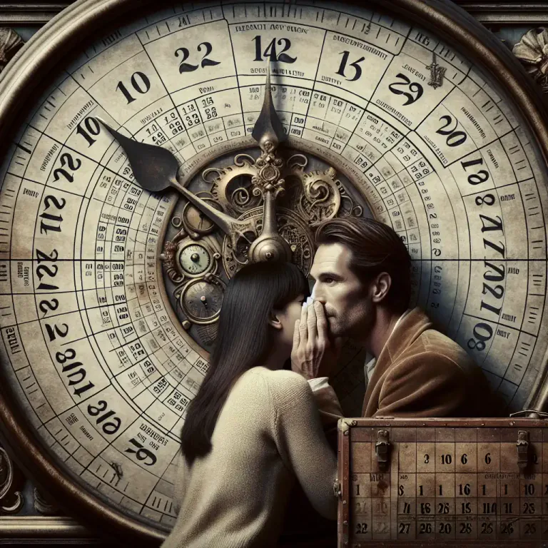 Visual representation of "time" - The appropriate or suitable moment for something.