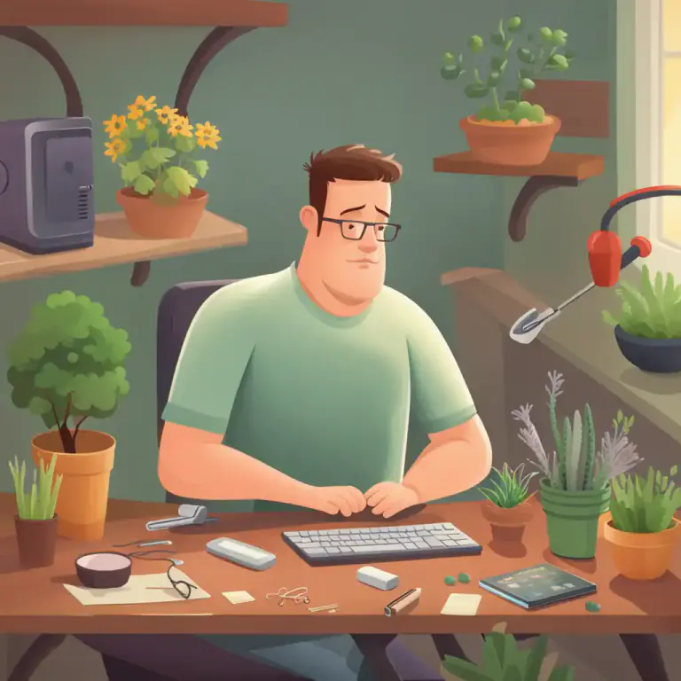 Visual representation of "keep yourself busy" - To engage oneself in a process, task or activity in order to avoid thinking about something distressing or worrying.