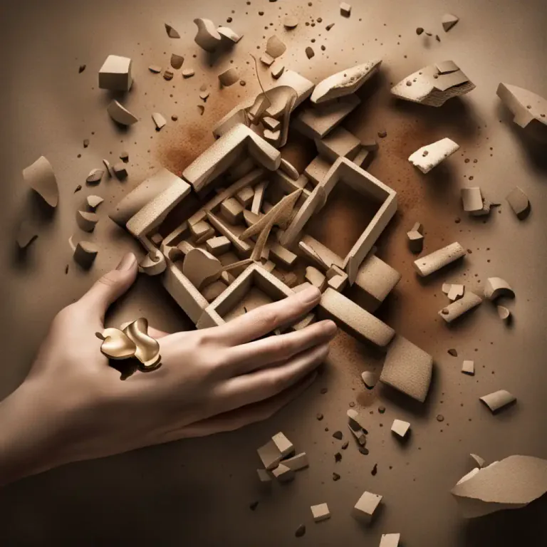Visual representation of "mishandle" - To touch or treat something in a way that causes damage