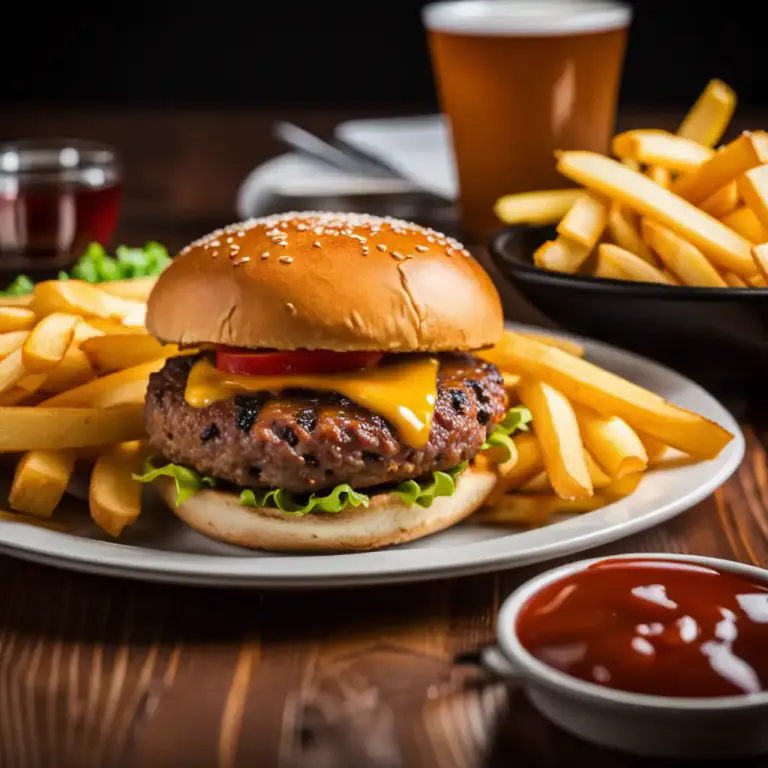 Visual representation of "burgher" - A hamburger