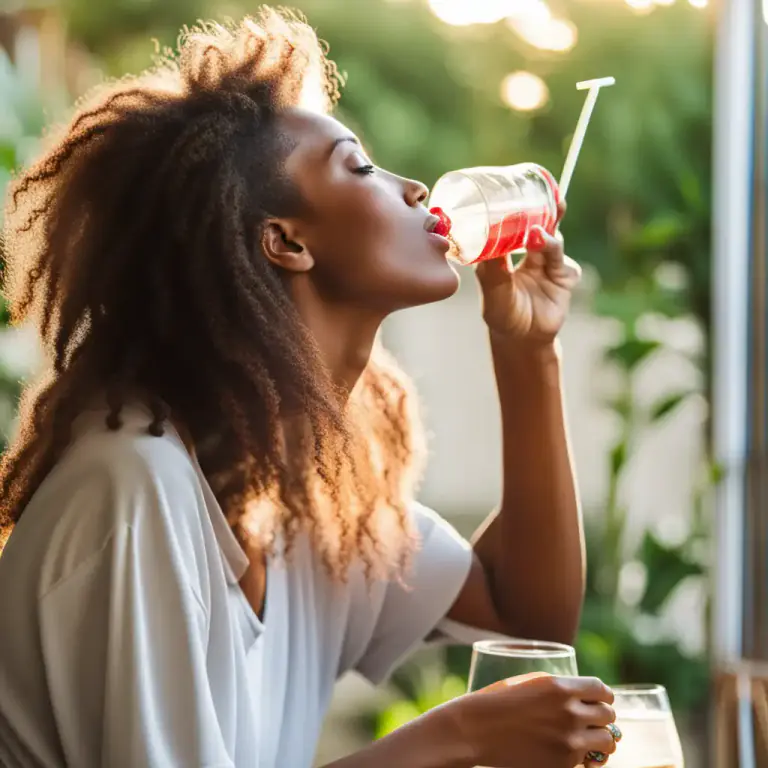 Visual representation of "straw" - A thin hollow tube of paper or plastic for sucking drink from a bottle or a cup.