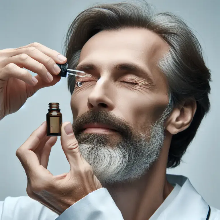 Visual representation of "eyewash" - A liquid used for washing the eyes.