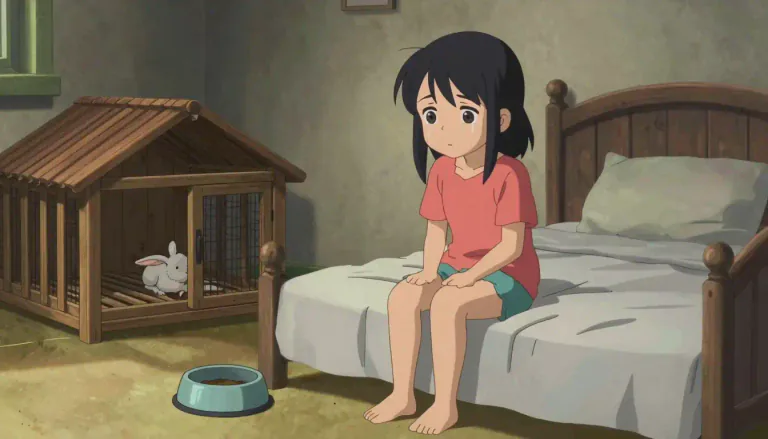 Visual representation of "forlorn" - Feeling or showing a sense of sadness and abandonment