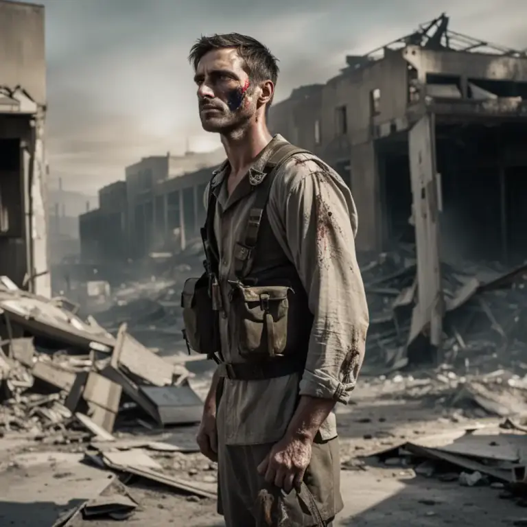 Visual representation of "scar" - A lasting effect of trouble or suffering