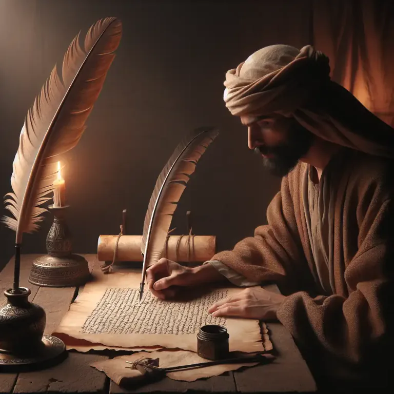 Visual representation of "epistle" - A specific book of the New Testament in the Bible, written as a letter to a person or group.