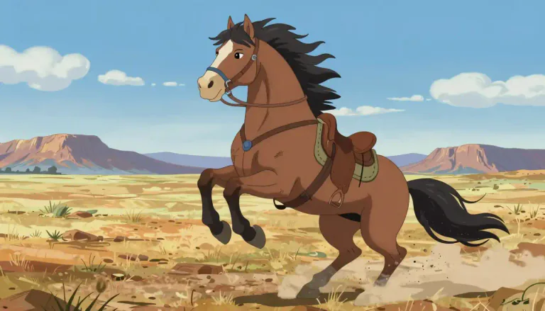Visual representation of "bronco" - A wild or half-tamed horse from the west of the USA.