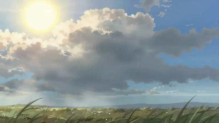 Visual representation of "weather" - The state of the atmosphere at a particular place and time, for example if it is hot, cold, rainy, etc.