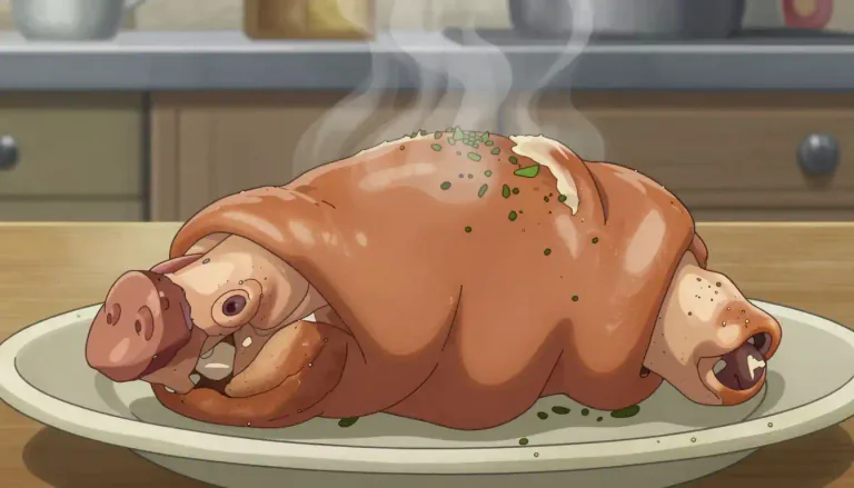 Visual representation of "trotter" - The foot of a pig, especially when used as food.