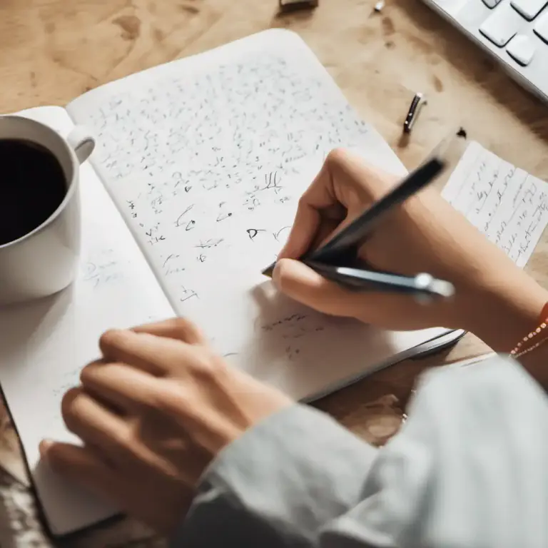 Visual representation of "stenographer" - A person who writes in shorthand (a method of quick writing).