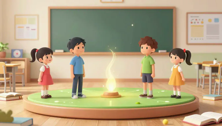 Visual representation of "leveller" - Someone or something that makes everyone equal.