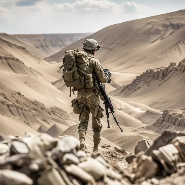Visual representation of "pathfinder" - In military, it is someone who finds paths, especially in, over, or through difficult terrain
