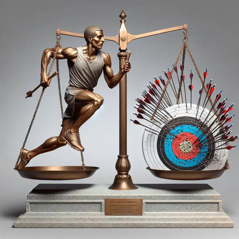 Visual representation of "offset" - To balance, counteract, or compensate for something.