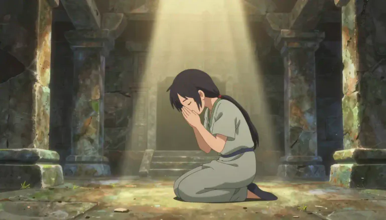Visual representation of "supplication" - A request or prayer to God