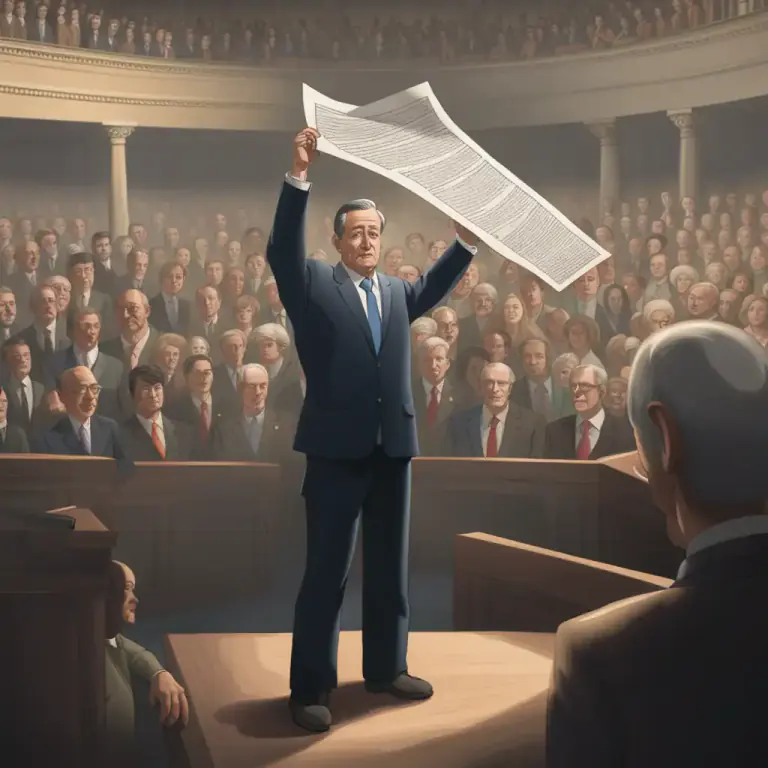 Visual representation of "break cover" - To reveal one's previously concealed or private positions or intentions, often in a public context.
