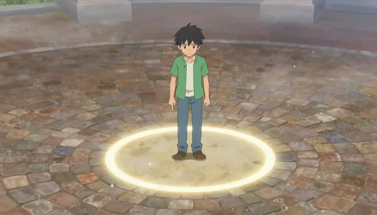 Visual representation of "here" - In, at, or to this place or position.